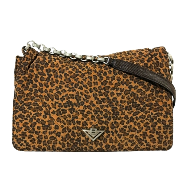 Bottega Veneta Handbags - BOTTEGA VENETA NYLON SHOULDER BAG LEOPARD DESIGN 10139701025 MAC